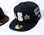 Kšiltovka New Era - 59FIFTY MLB Coops Patch - Seattle Mariners - Navy