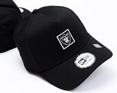 Kšiltovka New Era - 9FORTY A-Frame NFL Metallic Patch - Las Vegas Raiders - Black / Silver