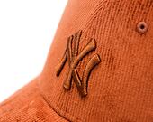 Kšiltovka New Era - 9FORTY MLB Cord - NY Yankees - Brown