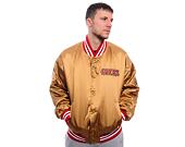 Bunda New Era - NFL Satin Bomber - San Francisco 49ers - BRZ / Scarlet