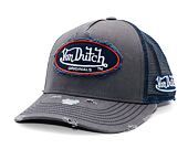 Kšiltovka Von Dutch - Trucker Kalmar - Caps - Cot Twill - Grey/ Red