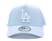 Kšiltovka New Era - MLB Essential 9FORTY Trucker - LA Dodgers - Pastel Blue / Navy