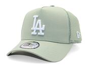 Kšiltovka New Era - MLB Essential 9FORTY Trucker - LA Dodgers - Mint Green / White