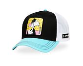 Kšiltovka Capslab - Trucker Looney Tunes - Sylvester - Black / Blue