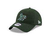 Kšiltovka New Era 9TWENTY MLB Team Script Oakland Athletics Dark Green / Optic White