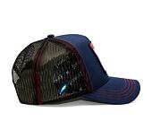 Kšiltovka Capslab Trucker - Dragon - On Fire - Midnight Blue