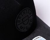 Kšiltovka Brixton Crest C MP Snapback - Black/Black/Black