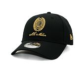 Kšiltovka New Era - 9FORTY Heritage Gold - AC Milan - Black