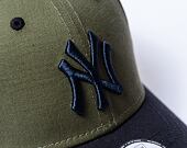 Dětská Kšiltovka New Era - 9FORTY Contrast - NY Yankees - New Olive / Navy