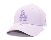 Dámská kšiltovka New Era - 9FORTY Metallic Logo - LA Dodgers - Pastel Purple