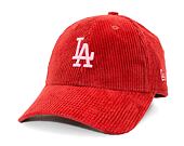 Dámská kšiltovka New Era - 9FORTY Cord - LA Dodgers - Rust / Fondant Pink