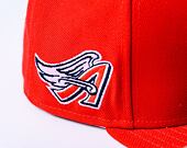 Kšiltovka New Era - 59FIFTY Upside-Down - Anaheim Angels - Scarlet