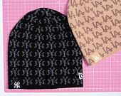 Kulich New Era - Jacquard Skull Beanie - LA Dodgers - Beige