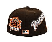 Kšiltovka New Era - 59FIFTY MLB Coops Patch - San Diego Padres - Walnut