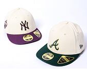 Kšiltovka New Era - 59FIFTY Low Profile "Late Fall Vibes" - Atlanta Braves - Cream / Green