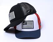 Kšiltovka Alpinestars - Flag Snapback - White/Navy/Red