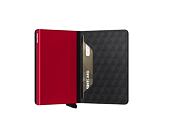 Peněženka Slimwallet Secrid Optical Black-Red