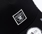 Kšiltovka New Era - 9FORTY A-Frame NFL Metallic Patch - Las Vegas Raiders - Black / Silver