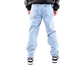 Kalhoty Karl Kani Small Signature Baggy Five Pocket Denim light blue