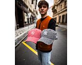 Dámská Kšiltovka New Era - 9FORTY Womens MLB houndstooth - NY Yankees - Pink / Scarlet