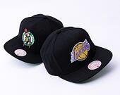 Kšiltovka Mitchell & Ness - Shine On Snapback - Los Angeles Lakers - Black