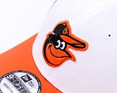 Kšiltovka New Era 9FORTY MLB The League Baltimore Orioles Strapback Home Logo