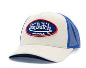 Kšiltovka Von Dutch - Trucker Boston - Caps - Suede - Blue/ Cream