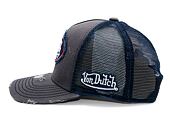 Kšiltovka Von Dutch - Trucker Kalmar - Caps - Cot Twill - Grey/ Red