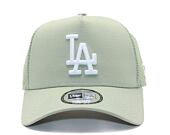 Kšiltovka New Era - MLB Essential 9FORTY Trucker - LA Dodgers - Mint Green / White