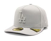 Kšiltovka New Era - MLB Color Pack 59FIFTY A-Frame - LA Dodgers - Silver Grey