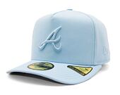 Kšiltovka New Era - MLB Color Pack 59FIFTY A-Frame - Atlanta Braves - Baby Blue