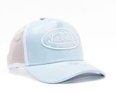 Kšiltovka Von Dutch Trucker Ody Imi Patent Lt.Blue/White