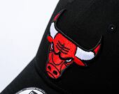 Kšiltovka New Era 9FORTY NBA Team Side Patch Chicago Bulls Black / Front Door Red