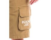 Kraťasy Karl Kani Retro Washed Cargo Shorts sand