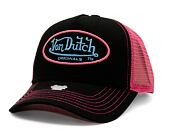 Kšiltovka Von Dutch Trucker Boston - Black/Pink