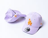 Dětská Kšiltovka New Era - 9FORTY League Essential - LA Dodgers - Pastel Purple / Orange