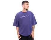 Triko Karl Kani Autograph Washed Boxy Tee purple