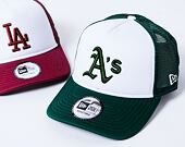 Kšiltovka New Era - 9FORTY Trucker World Series - Oakland Athletics - Dark Green