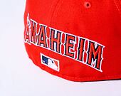 Kšiltovka New Era - 59FIFTY Upside-Down - Anaheim Angels - Scarlet