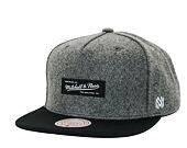 Kšiltovka Mitchell & Ness Branded Box Logo Wool Snapback Grey