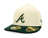 Kšiltovka New Era - 59FIFTY Low Profile "Late Fall Vibes" - Atlanta Braves - Cream / Green