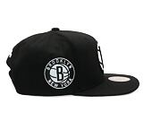 Kšiltovka Mitchell & Ness - Evergreen Black/White Snapback - Brooklyn Nets - Black