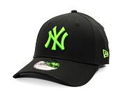 Kšiltovka New Era - 9FORTY MLB Neon - NY Yankees - Black / Green Glow