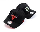 Kšiltovka New Era - 9FORTY A-Frame NBA Flame - Chicago Bulls - Black