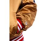 Bunda New Era - NFL Satin Bomber - San Francisco 49ers - BRZ / Scarlet