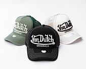 Kšiltovka Von Dutch - Trucker Riverside - Cotton Twill - Black/white