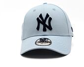 Dětská Kšiltovka New Era - MLB Metallic 9FORTY - NY Yankees - Pastel Blue