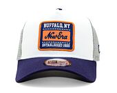 Kšiltovka New Era - Patch Canvas 9FORTY Trucker - White / Light Navy