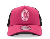 Kšiltovka New Era - Seasonal 9FORTY Trucker - AC Milan - Burgundy