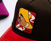 Kšiltovka Capslab - Trucker Looney Tunes - Speedy - Brown/Red